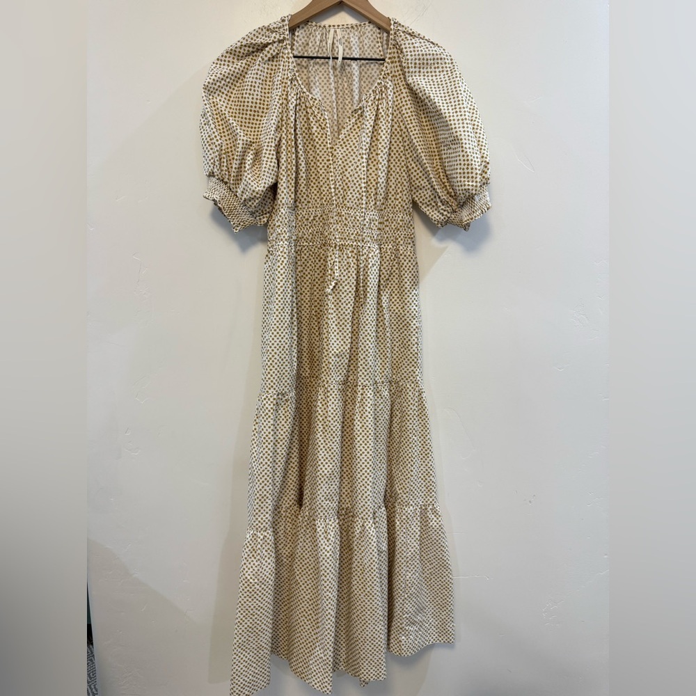 ANTHROPOLOGIE somerset maxi dress puff-sleeve 
Edition - Picture 2 of 10